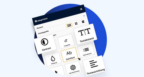 easyVision Widget einrichten