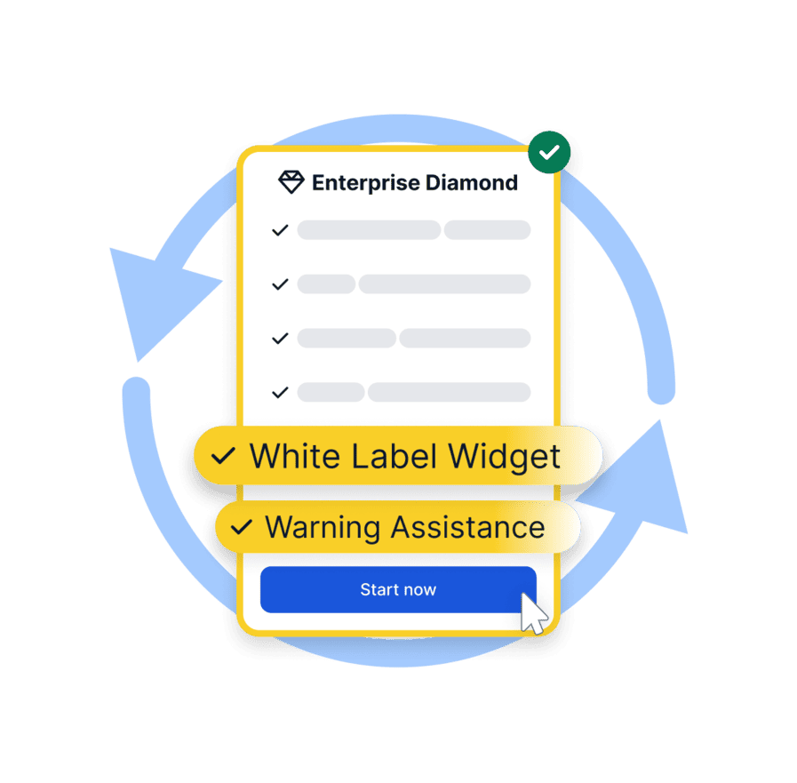 SiteCockpit Enterprise Diamond: White Label Widget and Legal Assistance Included
