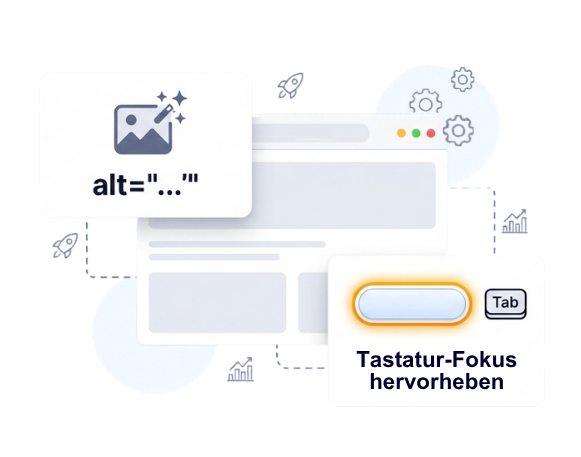 SiteCockpit auto-correction, automatic accessibility optimization in the background