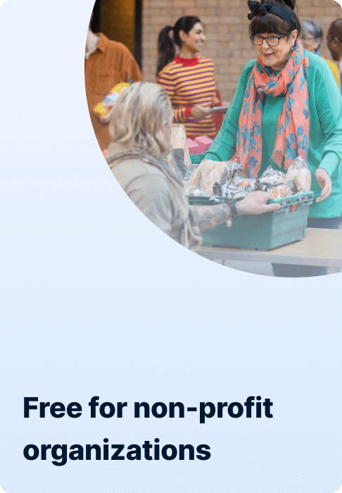Free for Non-Profit Organizations