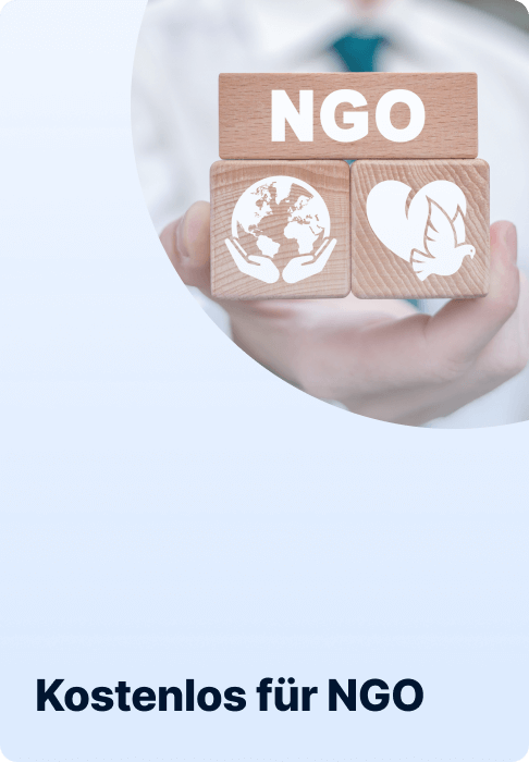 Kostenlos für NGOs