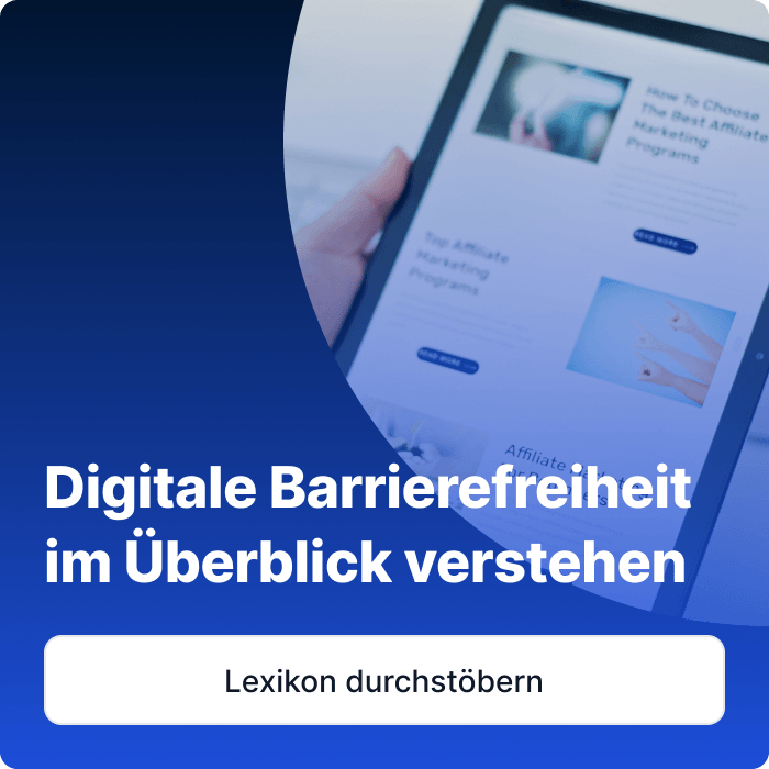Lexikon zur Barrierefreiheit