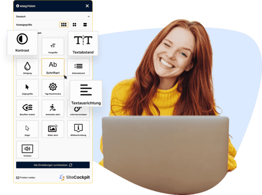 Overview of the SiteCockpit easyVision functions