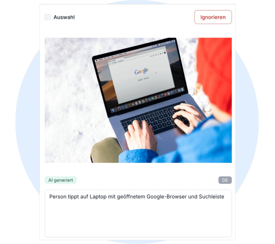 Credits-Übersicht und AI-Generierung