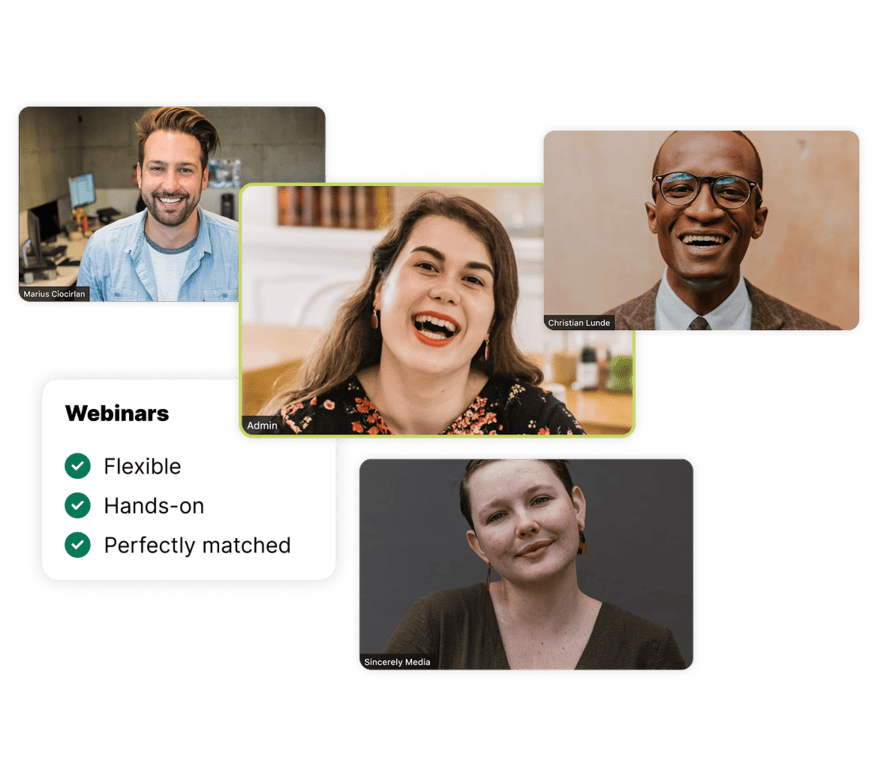 SiteCockpit Webinars, free online formats on accessibility and EAA